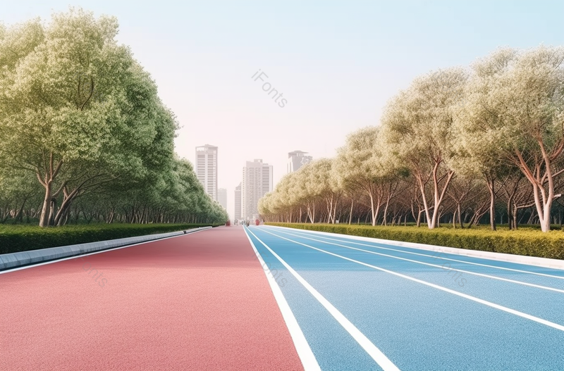 户外城市塑胶跑道摄影图,高清,摄影图,摄影图片,图片大全,摄影图免费下载